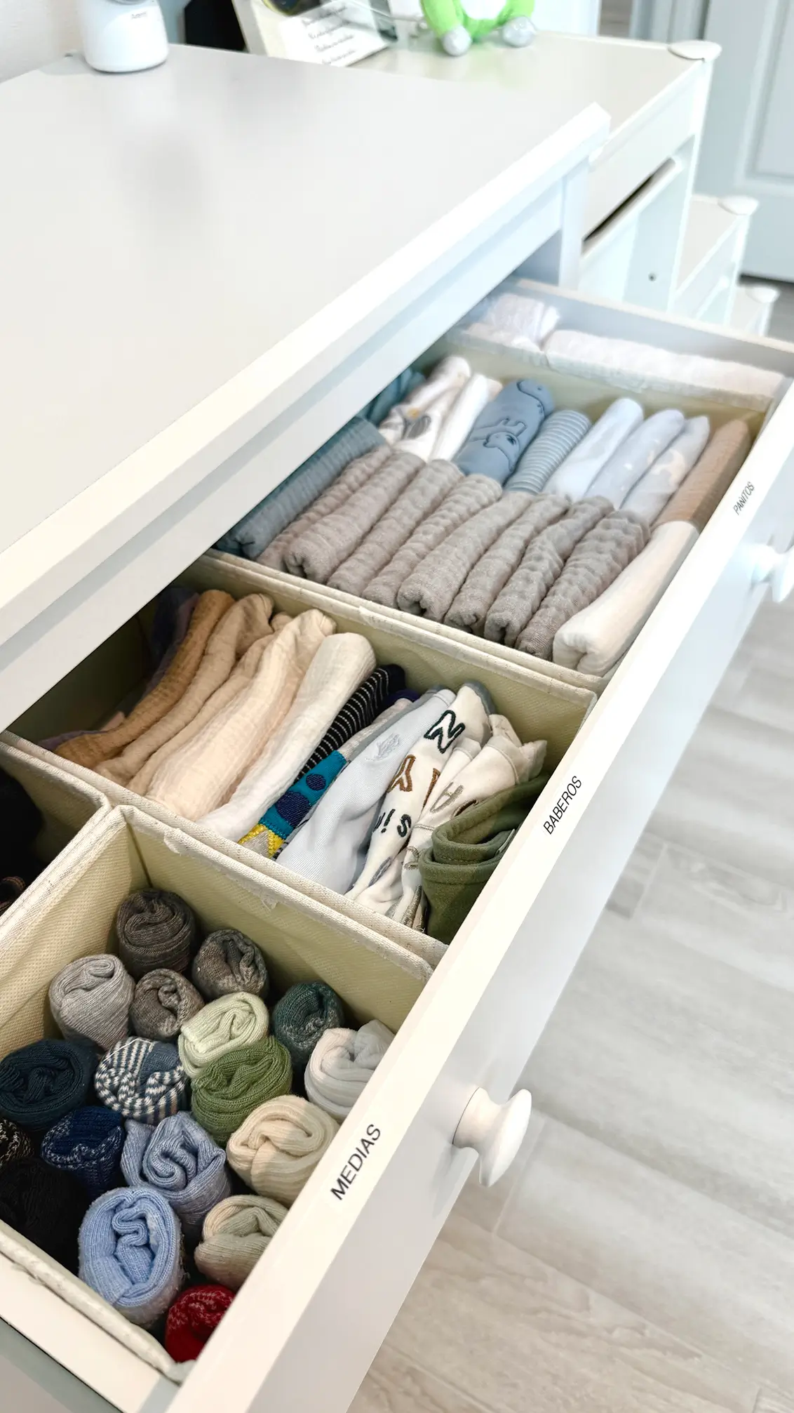 Calm organized nursery